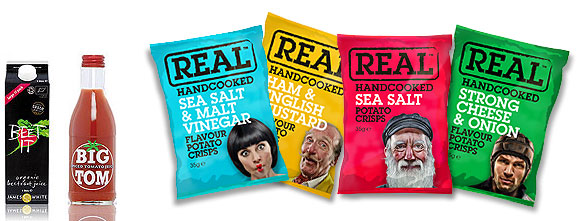 Beet-it, Big Tom, Real Crisps